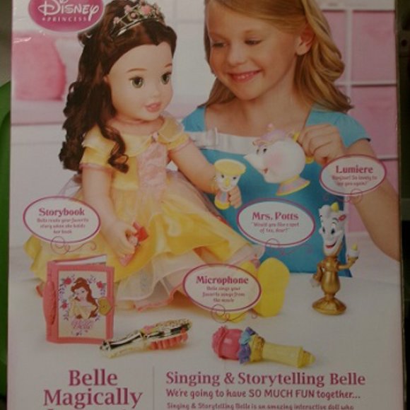 NIB My First Disney Princess Belle Singing & Storytelling Interactive 20" Doll - Picture 8 of 16